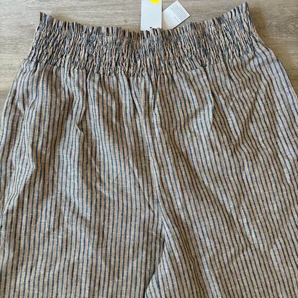 Boden Linen Shirred Waist Pants NWT - Picture 5 of 8